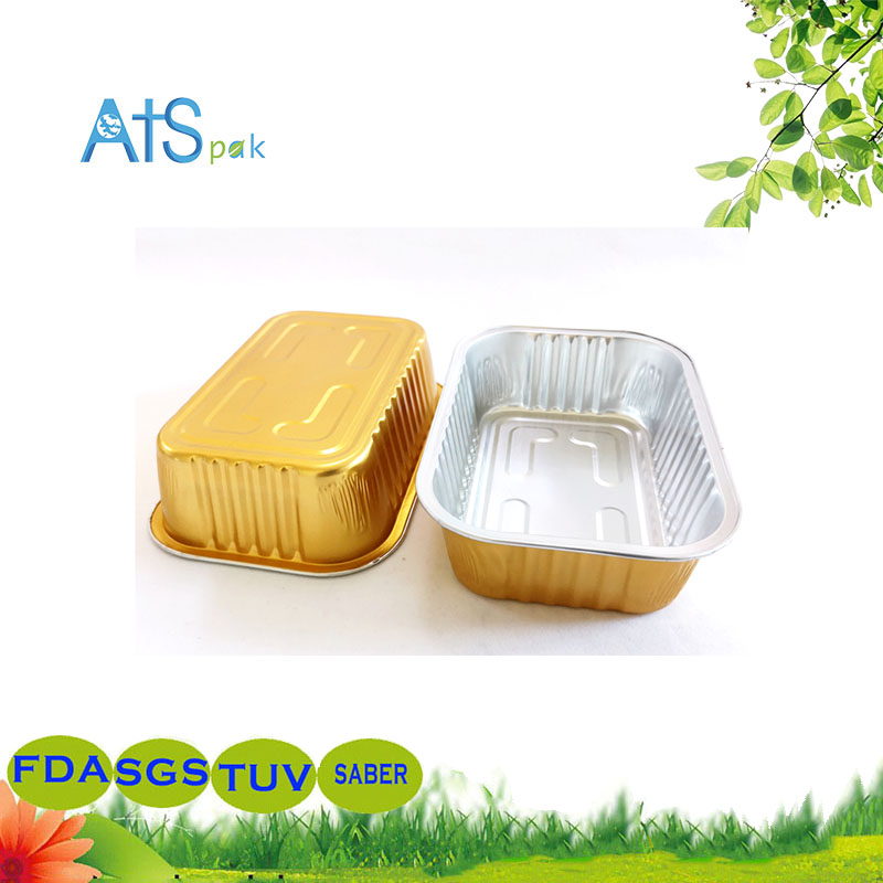 Foil aluminum take away container