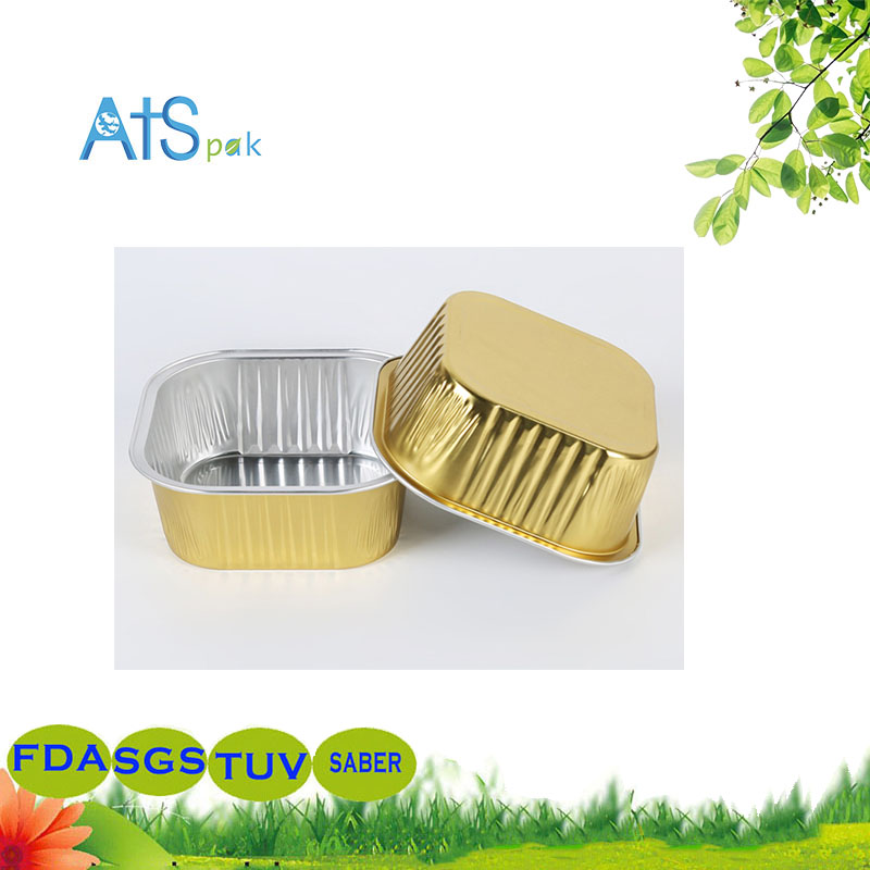 Disposable Rectangulart aluminum foil container