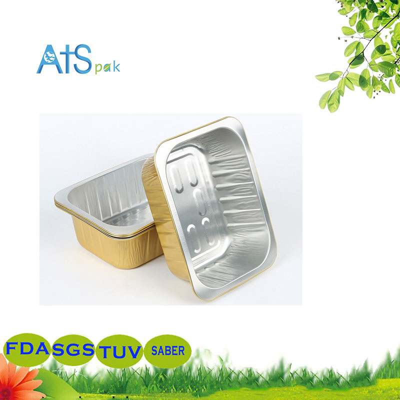 Take away aluminum foil lunch box